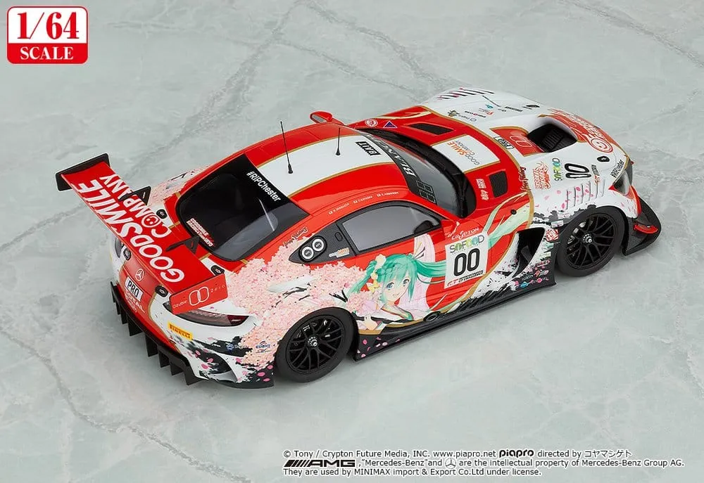 Hatsune Miku GT Project Vehicle 1/64 AMG 2017 SPA24H Ver. 7 cm